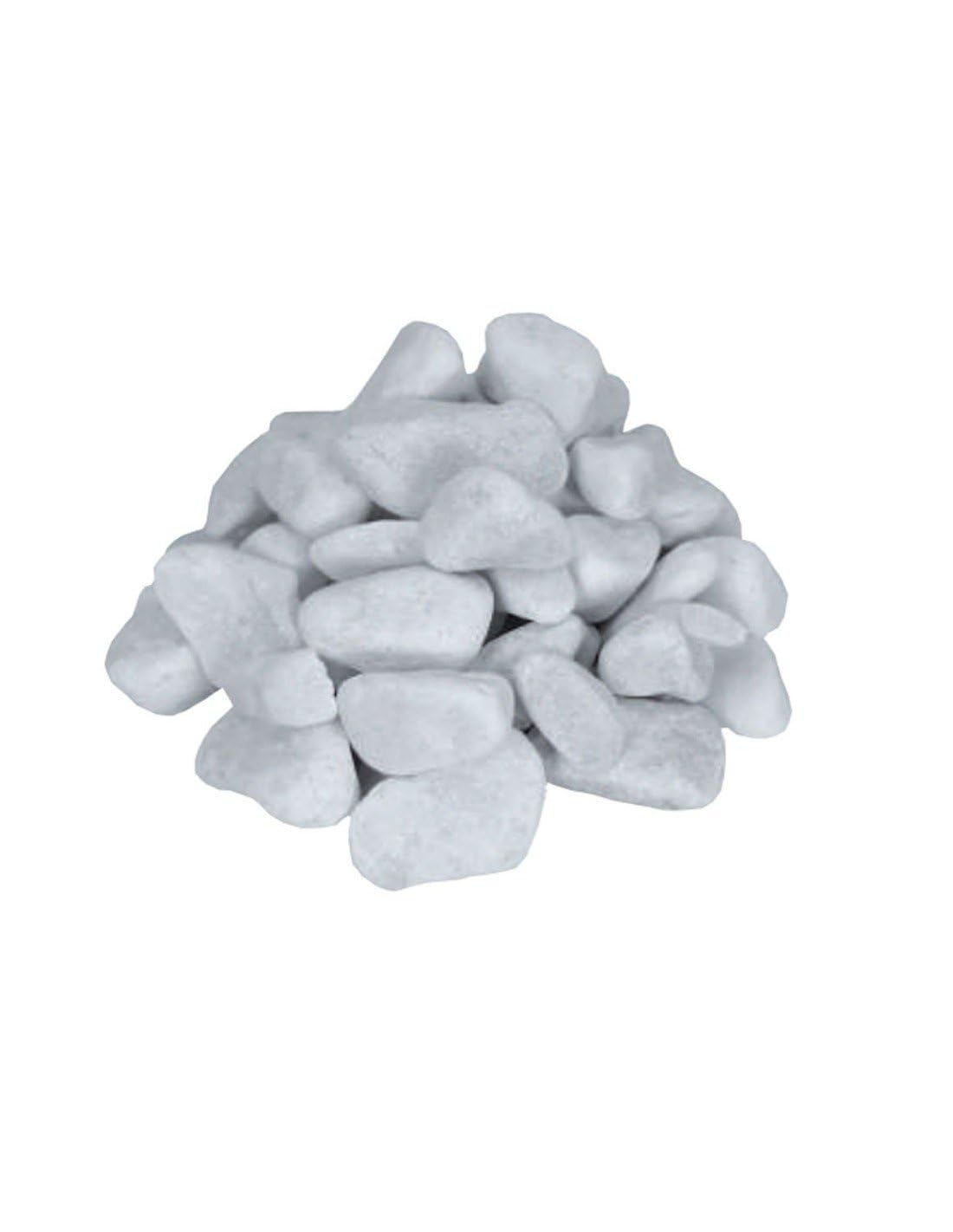 Jardin202 - Piedras de Canto Rodado Blanco 25kg – Decoración Jardín Exterior y Macetas | Tamaños 20/25, 20/40 y 40/60 mm | 20/25 -