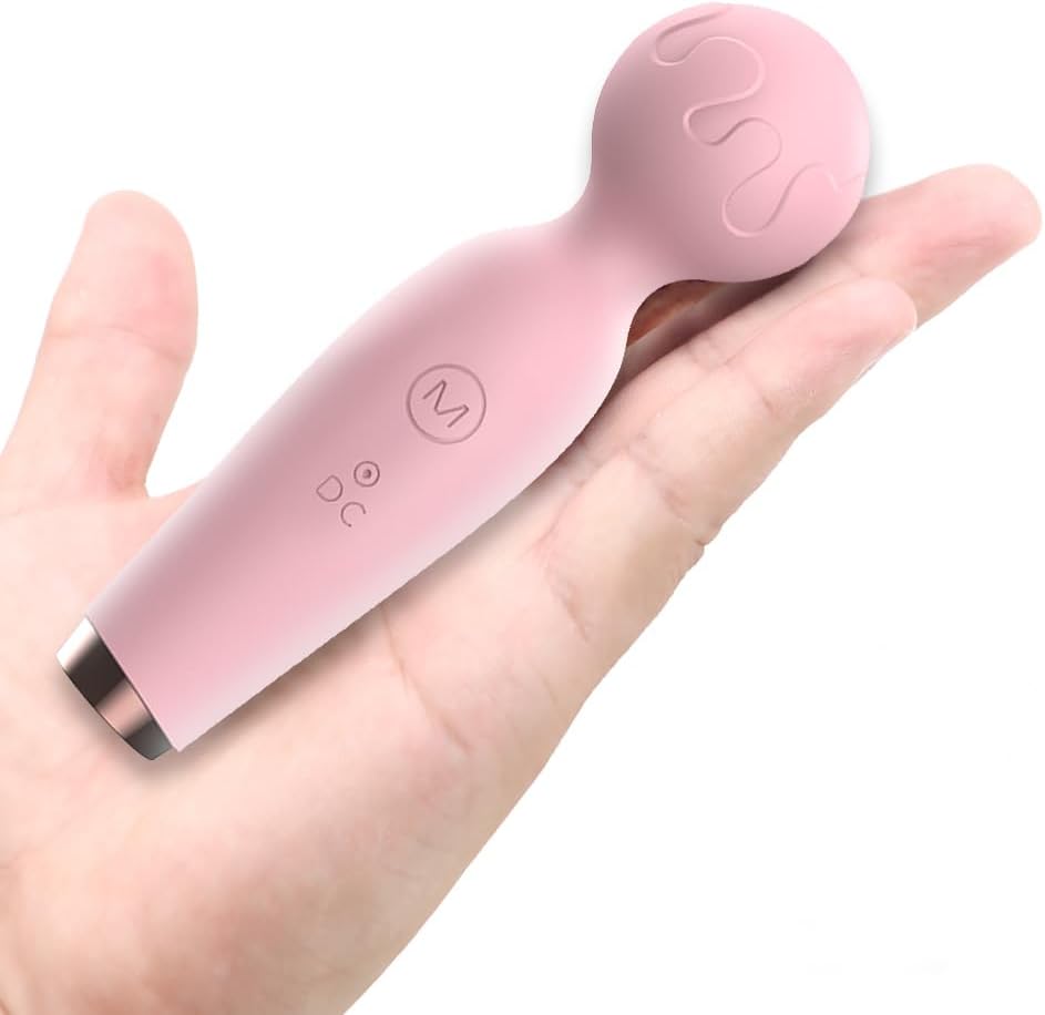 Back Massager -Body Massager with 10 Powerful Mode for Body Relieves Neck Shoulder Back Waist Leg Muscle Tension(Pink)