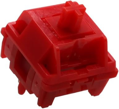 TTRed Switch 40g Linear Pre-Lubed 5 Pins HotSwap POM Stem HMX Switches for Mx Mechanical Keyboard
