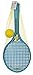 Family - Set da tennis per bambini con pallone da softball, lunghezza 54 cm