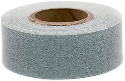 ChromaLabel 1 Inch Clean Remove Color Code Tape, 500 Inch Roll, Gray