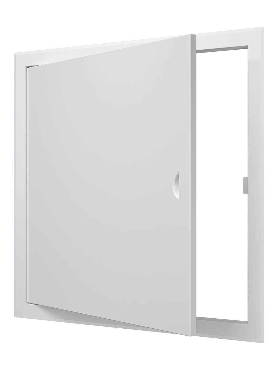 Trappe de Visite Acier Blanc RAL 9016 Magnétique – 50 x 50 cm. | Très grand format carré - fermeture magnétique - mur plafond - large ouverture pour maintenance technique