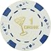 10 Free Drink White Poker Chips Tokens Restaurants OR BAR - Martini Glass