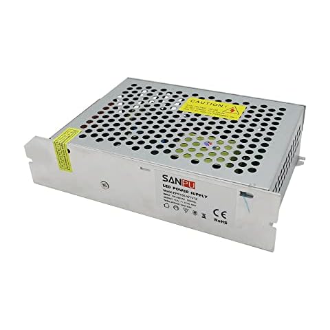 12v dc 150w LED Power Supply 6.25a Constant Voltage Switching Driver 220v 110v ac/dc Lighting Transformer for LED Strip (SANPU EPS150-W1V24) Cover