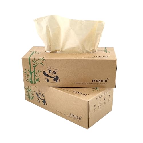 Bamboo Facial Tissues Bulk Carton (800 Tissues Total)