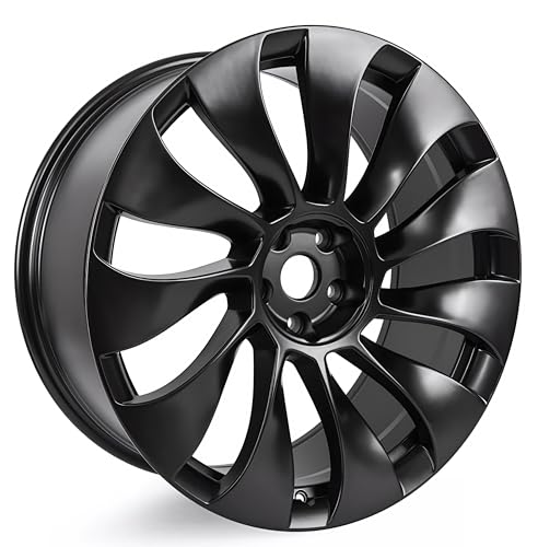New 21" x 9.5" Matte Black Wheel Rim Fits 2020-2024 Tesla Model Y [FRONT], Premium Aluminum Alloy | 118822600B, 1188226-00-B | - Factory Matching Specifications