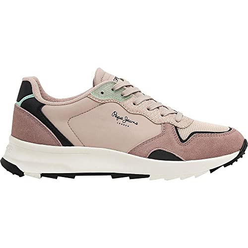 Pepe Jeans Damen Joy Star Basic Sneaker, 316WASHED PINK, 37 EU