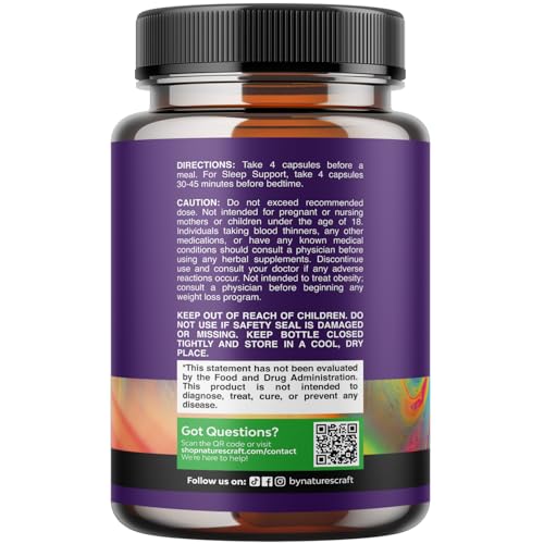Pure Magnesium Glycinate Supplement 400mg Per Serving - Vegan High Absorption Chelated Magnesium Capsules for Women & Men with Elemental 400mg for Mood Sleep and Relaxation Support - 120 Count