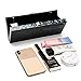 Acrylic Clutch Evening Bag Long Pearl Acrylic Clutch Purse Handbag for Dinner Party Wedding iPhone Black