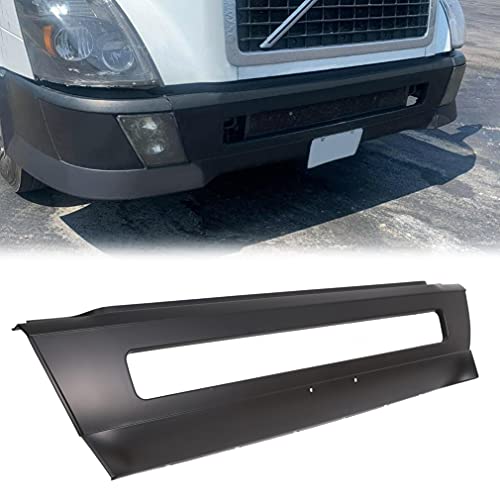 HECASA Black Front Truck Bumper Center Cover Compatible with 2004-2015 Volvo VNL Truck Series 300 430 630 670 730 Replacement for # 82728568