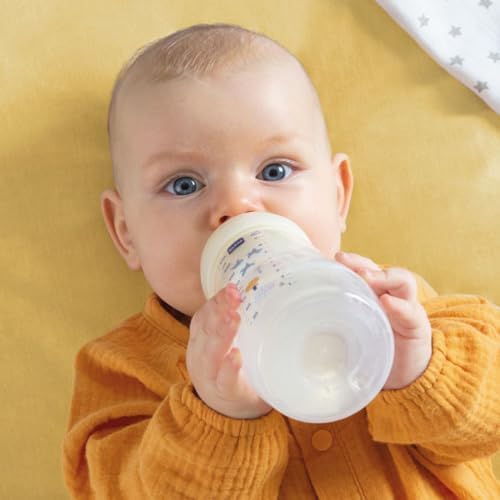 Terza immagine MAM Biberon Easy Active, in Set da 2, con Tettarella Misura 3, Ergonomico, 4+ Mesi, 330 ml, Rosa