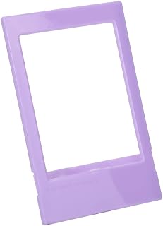 Moldura de foto para Fujifilm Instax, Mini moldura de foto prática para PC de cinco cores leve para fotografar para Polaroid(Roxo não marcado)
