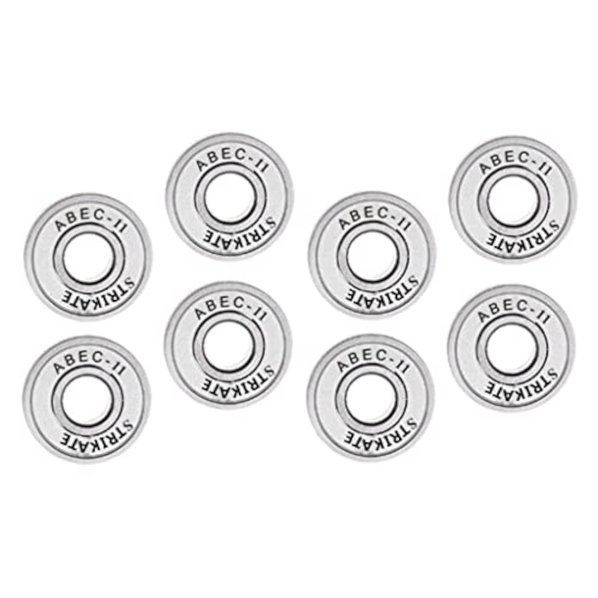 2xLot 8 Frictionless ABEC 11 Skateboard Bearings White