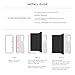 URBAN ARMOR GEAR UAG Compatible with Samsung Galaxy Z Fold 7 Case Mouve - Magnetic Charging Transparent Clear Rugged Military Grade Protective Cover, Ice