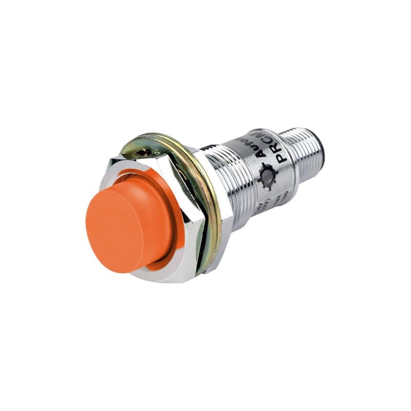 HJCMOONB Inductive Cylindrical Proximity Sensor Wire Connector Detection Distance PRCM18-8DP