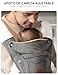 Imagen de besrey Mochila Portabebes Ergonomica con Respaldo para Padres y Reposacabezas para Bebé + 2 Baberos de Algodón