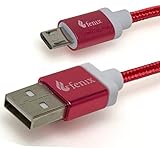 Fenix Nylon Braided Micro USB Data and Charge Cable,1.5 M (4.5 ft) Compatible with Most Android...