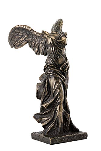 Top Collection Goddess Nike Winged Victory of Samothrace Antique Replica Statue - Goddess of Victory Sculpture in Premium Cold Cast Bronze - 12-Inch Museum Grade Greek Mythology Figurine