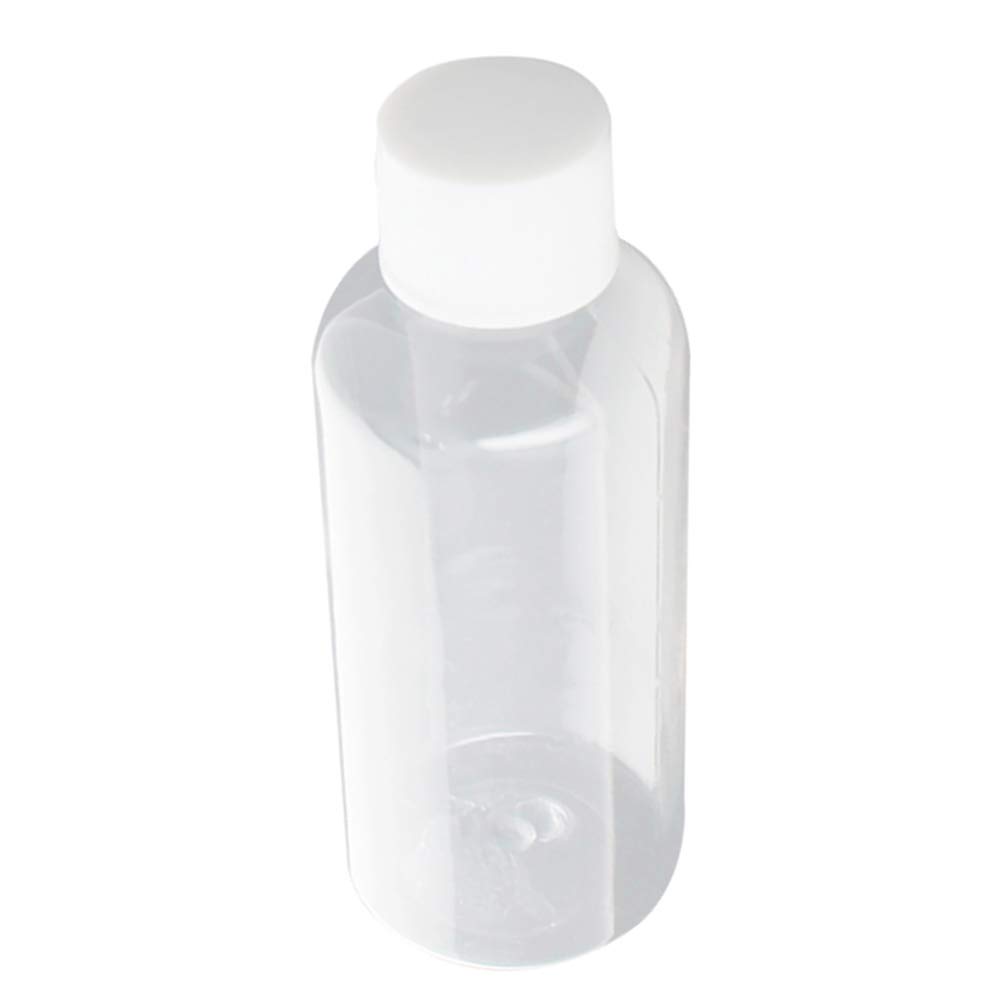 Bettomshin 10Pcs 60ml PE (Food Grade) Plastic Bottles with Caps, Small Mouth Plastic Bottle Lab Reagent Bottle Sealing Storage Container,White Transparent: Industrial & Scientific