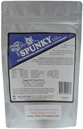 Animal Health Solutions - Spunky, Digestive Aid that Helps Improve Joints and Stamina for any Dog (1 pound)