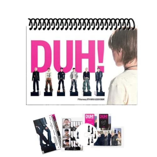 P1Harmony DUH! 8th Mini Album [D Ver.] Photobook + CD + 2 Photocard + Unit Photocard + Poster +...