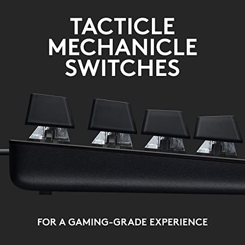 Logitech G413 SE Full-Size Mechanical Gaming Keyboard - Black - 1
