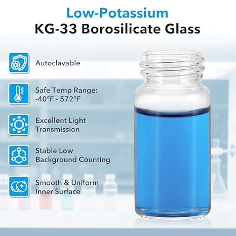 500 PCS 20 mL Glass Vials with 10 mL Micropipette