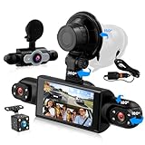 【AUDIO CLAIR & INTERFACE MULTILINGUE】 - Cet enregistreur caméra dash cam 360 avant et arrière capture aussi l'ambiance sonore grâce à son microphone intégré. Son interface est disponible en 13 langues, dont le français, l'anglais, l'allemand, l'espagnol, etc., pour une prise en main intuitive partout en Europe. À noter : La carte microSD TF (compatible jusqu'à 64 Go, classe 10 recommandée) n'est pas incluse dans le pack. La fonction d'enregistrement en boucle nécessite l'achat séparé d'une carte TF