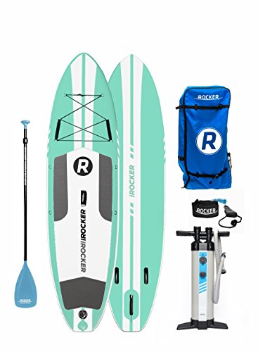 iROCKER All-Around Inflatable Stand Up Paddle Board 10' Long 32