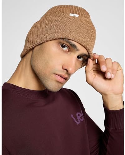 Lee Cooper. Bonnet. Regis, Synthétique. Vert Kaki - Uni