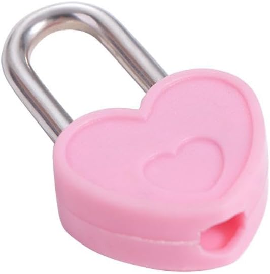 20PCS Mini Heart Shaped Locks with Keys, Plastic Mini Padlock with Keys, Diary Book Lock Mini Keyed Padlock for Suitcases Luggage Jewelry Boxes