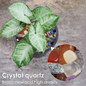 Esenlong Healing Crystals, Natural Healing Crystals and Gemstones, Crystals for Beginners, Healing Crystal Gifts Set for Meditation, Relaxation, Crystal Therapy, Chakra Healing