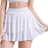 FALDA CON LEGGINGS - Hay dos capas de falda de tenis, pantalón interior y falda exterior que mejoran la libertad de movimiento.