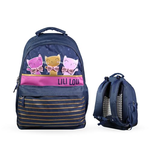 Sac à dos primaire fille rose confortable Bagtrotter pour une rentrée scolaire réussie