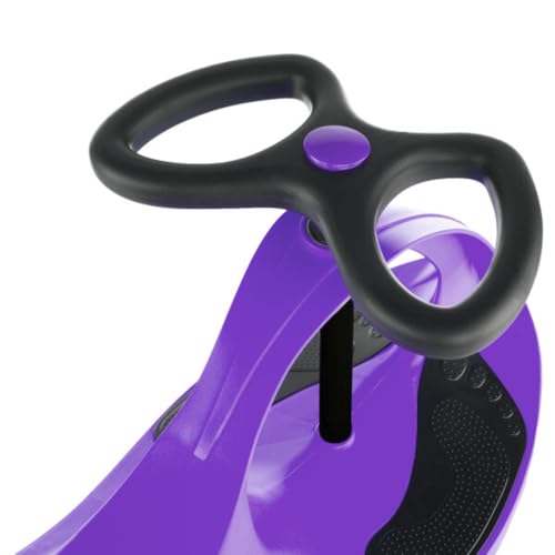 Wiggle Car Ride On Toy - No Batteries, Gears or Pedals - Twist, Swivel, Go - Outdoor Ride Ons for Kids 3 Years and Up by Lil Rider (Purple) by Lil' Rider - Image 4