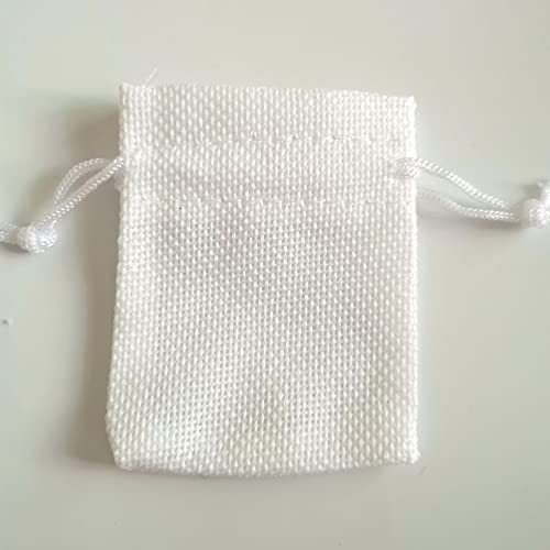 Sacs en tissu avec cordon de serrage 100 pièces vintage en toile de jute naturelle sac cadeau sac en toile de jute cordon de serrage sac emballage bijoux pochettes cadeaux fête sacs en toile de jute