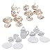 Play Tea Party Set: 2 Ensembles Kids Princesse Toile Toile Teas Théière en Céramique Ensemble de Tasses Soucoupes Soucoupes Servir du Plateau Cuisine Jouets Dollhouse