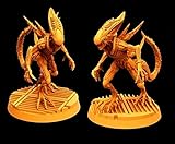 ZHANGJING 1/17 100mm 1/24 75mm Résine Modèle Kits Alien Figure Unassambled Non...