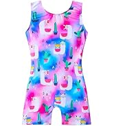 Nokecina Girls' Sparkle Ballet Leotard with Skirt & Dance Dress