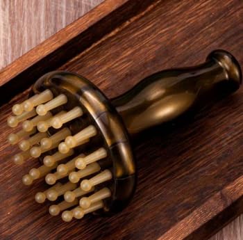 Image of Multifunctional Body Massager Brush with 33 Soft Nodes - Deep Tissue Scalp, Neck & Abdominal Massager | Pain Relief, Blood Circulation & Relaxation Tool for Full Body (Big Meridian)