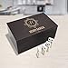 CenterGifts Personalized Double Twelvesâ€™ Dominoes Set, Custom Dominoes Set