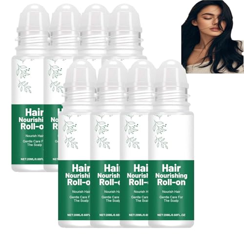 Sérum roll-on nourrissant cheveux et cuir chevelu en lot de 8 pièces