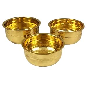 Putrika Brass Cooking Utensil Patile | Tope | Cookware | Tapeli ...