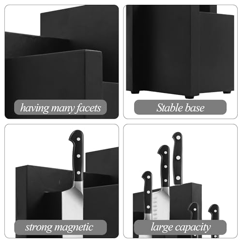Soporte estable para cuchillos Resafy imán de doble cara para encimeras modernas 3
