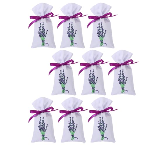 Bolsas de algodón para sachet de lavanda 9 unid miniatura 1