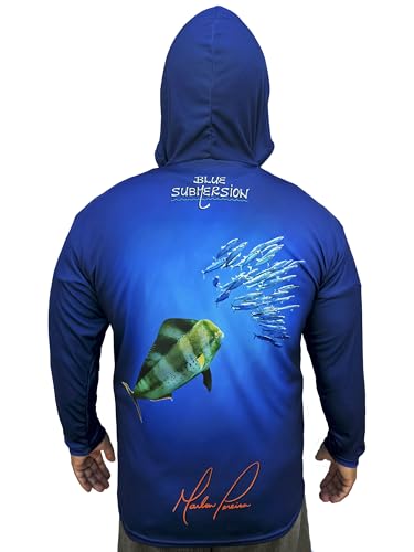 Long Sleeve UV Sun Protection UPF 40+ Lightweight Quick Dry Fishing Shirt Outdoors Swimming Made in USA