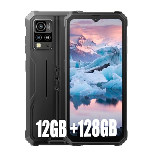 Blackview BV4800 Pro 12Go+128Go Telephone Portable Incassable 2024, Android 14 Téléphone Débloqué, 5180mAh, 13MP+5MP, 6.56