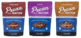 Pecan Nation Sweet Flavored Roasted Pecan Variety Pack, Maple, Cinnamon, and Gingerbread 8 oz. (3 Pa