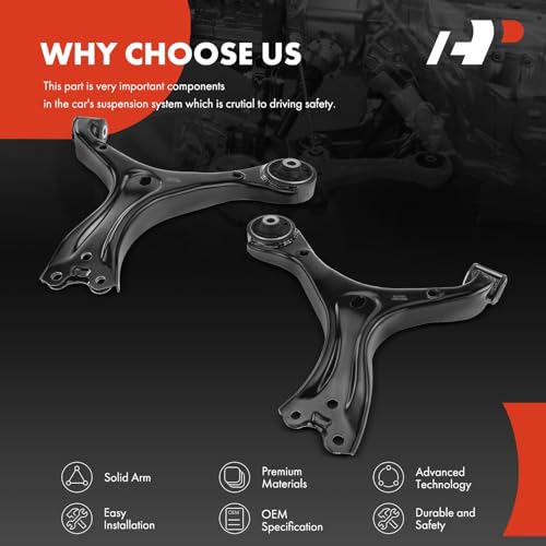 A-Premium 2 x Front Lower Control Arm, Compatible with Honda Civic 2013-2015, Acura ILX 2013-2015 by A-premium - Used condition - Image 5