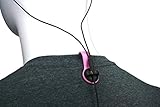 Bud Buttons By SPRK - Magnetic Headphone & Earbud Cord Organizer - Sure Stay Clip Great for Musicians, Runners & Outdoor Fitness (Pink/Black)